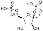 D-FRUCTOSE-1,2-CYCLIC-6-DISPHOSPHATE Structure