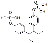4,4'-(1,2-Diethyl-1,2-ethanediyl)bisphenol bisphosphate Structure