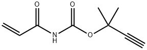 카르밤산,(1-옥소-2-프로페닐)-,1,1-디메틸-2-프로피닐에스테르(9CI) 구조식 이미지