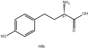 Homo-L-tyrosine, Hydrobromide 구조식 이미지