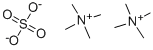 Tetramethylammonium sulfate Structure