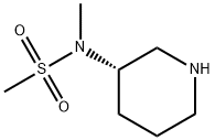 N-methyl-N-[(3S)-piperidin-3-yl]methanesulfonamide 구조식 이미지