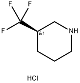 (R)-3-(Trifluoromethyl)piperidine hydrochloride 구조식 이미지