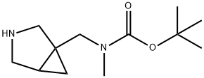 (3-Aza-bicyclo[3.1.0]hex-1-ylmethyl)-methyl-carbamic acid tert-butyl ester 구조식 이미지