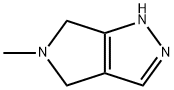 5-Methyl-4,6-dihydro-1H-pyrrolo[3,4-c]pyrazole Structure