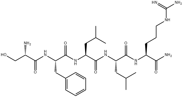 H-SER-PHE-LEU-LEU-ARG-NH2 구조식 이미지