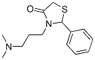 2-phenyl-3-(N,N-dimethylaminopropyl)-1,3-thiazolidin-4-one Structure