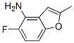 4-벤조푸란아민,5-플루오로-2-메틸- 구조식 이미지