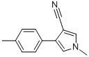 1-METHYL-4-(4-METHYLPHENYL)-1H-PYRROLE-3-CARBONITRILE Structure