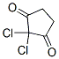 1,3-Cyclopentanedione,  2,2-dichloro- Structure