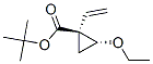 Cyclopropanecarboxylic acid, 1-ethenyl-2-ethoxy-, 1,1-dimethylethyl ester, trans- (9CI) Structure