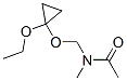Acetamide,  N-[[(1-ethoxycyclopropyl)oxy]methyl]-N-methyl-  (9CI) Structure