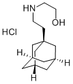1-(2-(2-Hydroxyethylamino)ethyl)adamantane hydrochloride Structure