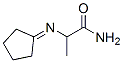 Propanamide,  2-(cyclopentylideneamino)- Structure