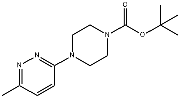 tert-butyl 4-(6-methylpyridazin-3-yl)piperazine-1-carboxylate Structure