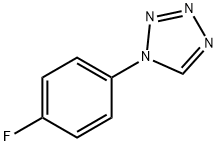 1H-TETRAZOLE, 1-(4-FLUOROPHENYL)- Structure