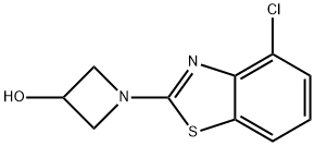 1-(4-Chlorobenzo[d]thiazol-2-yl)azetidin-3-ol 구조식 이미지