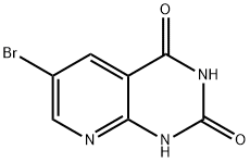 6-BROMOPYRIDO[2,3-D]PYRIMIDINE-2,4(1H,3H)-DIONE 구조식 이미지