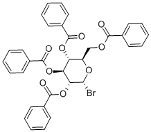 2,3,4,6-TETRA-O-BENZOYL-ALPHA-D-GLUCOPYRANOSYL BROMIDE Structure