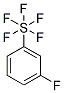 1-Fluoro-3-(pentafluorothio)benzene, 1-Fluoro-3-(pentafluorosulphanyl)benzene 구조식 이미지