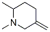 피페리딘,1,2-디메틸-5-메틸렌-(9CI) 구조식 이미지