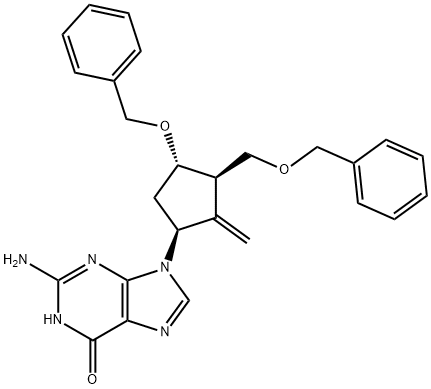 142217-81-0 2-Amino-1,9-dihydro-9-[(1S,3R,4S)-4-(benzyloxy)-3-(benzyloxymethyl)-2-methylenecyclopentyl]-6H-purin-6-one
