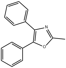 2-METHYL-4,5-DIPHENYLOXAZOLE Structure