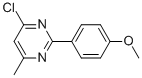 4-CHLORO-2-(4-METHOXYPHENYL)-6-METHYLPYRIMIDINE Structure