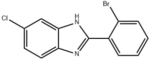 2-(2-BROMO-PHENYL)-5-CHLORO-1H-BENZOIMIDAZOLE Structure