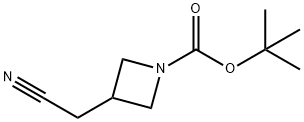 1-Boc-3-(cyanomethyl)azetidine Structure