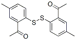 Acetyl(p-methylphenyl) persulfide Structure