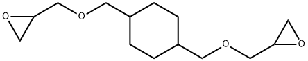 1,4-Bis((2,3-epoxypropoxy)methyl)cyclohexane Structure