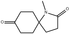 1-아자스피로[4.5]데칸-2,8-디온,1-메틸- 구조식 이미지