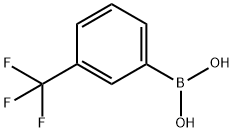 3-(Trifluoromethyl)phenylboronic acid 구조식 이미지