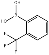 2-Trifluoromethylphenylboronic acid 구조식 이미지
