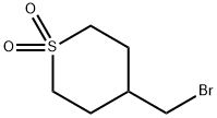 4-(Bromomethyl)-1-thiane-1,1-dione 구조식 이미지