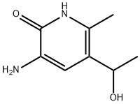 2(1H)-Pyridinone, 3-amino-5-(1-hydroxyethyl)-6-methyl- (9CI) Structure