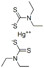 MERCURICDIETHYLDITHIOCARBAMATE Structure