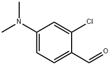 2-클로로-4-(다이메틸아미노)벤잘데하이드 구조식 이미지