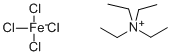 TETRAETHYLAMMONIUM TETRACHLOROFERRATE(I& 구조식 이미지