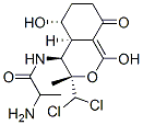 N-[(3S,4S,4aS,5R)-3-(dichloromethyl)-1,5-dihydroxy-3-methyl-8-oxo-4a,5 ,6,7-tetrahydro-4H-isochromen-4-yl]-2-amino-propanamide 구조식 이미지