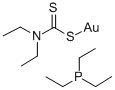 TRIETHYLPHOSPHINEGOLD I DIETHYLDITHIOCARBAMATE Structure