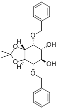 DL-1,6-BIS-O-(1-METHYLETHYLIDENE)-2,5-BIS-O-(PHENYLMETHYL)-MYO-INOSITOL Structure