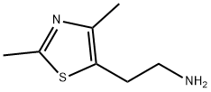 2-(2,4-디메틸-티아졸-5-일)-에틸아민 구조식 이미지