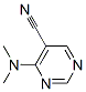5-Pyrimidinecarbonitrile, 4-(dimethylamino)- (8CI,9CI) Structure