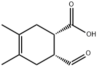 3-사이클로헥센-1-카복실산,6-포르밀-3,4-디메틸-,시스-(8CI) 구조식 이미지