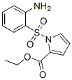 1H-Pyrrole-2-carboxylic acid, 1-[(2-aminophenyl)sulfonyl]-, ethyl este r Structure