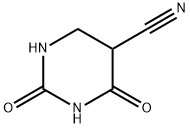 2,4-dioxohexahydropyriMidine-5-carbonitrile 구조식 이미지