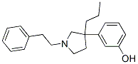 3-[1-(2-Phenylethyl)-3-propyl-3-pyrrolidinyl]phenol 구조식 이미지