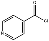 Isonicotinic acid chloride 구조식 이미지